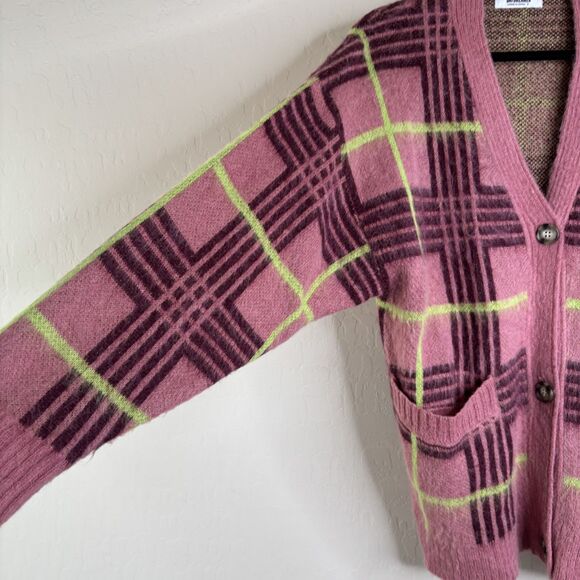 Daydreamer Rosebloom Plaid Cardigan - Picture 6 of 7